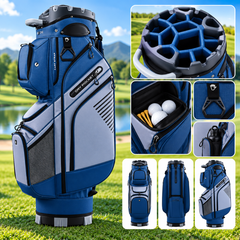 🔥T-Lock Golf Cart Bag with 14 Way Organizer Divider Top
