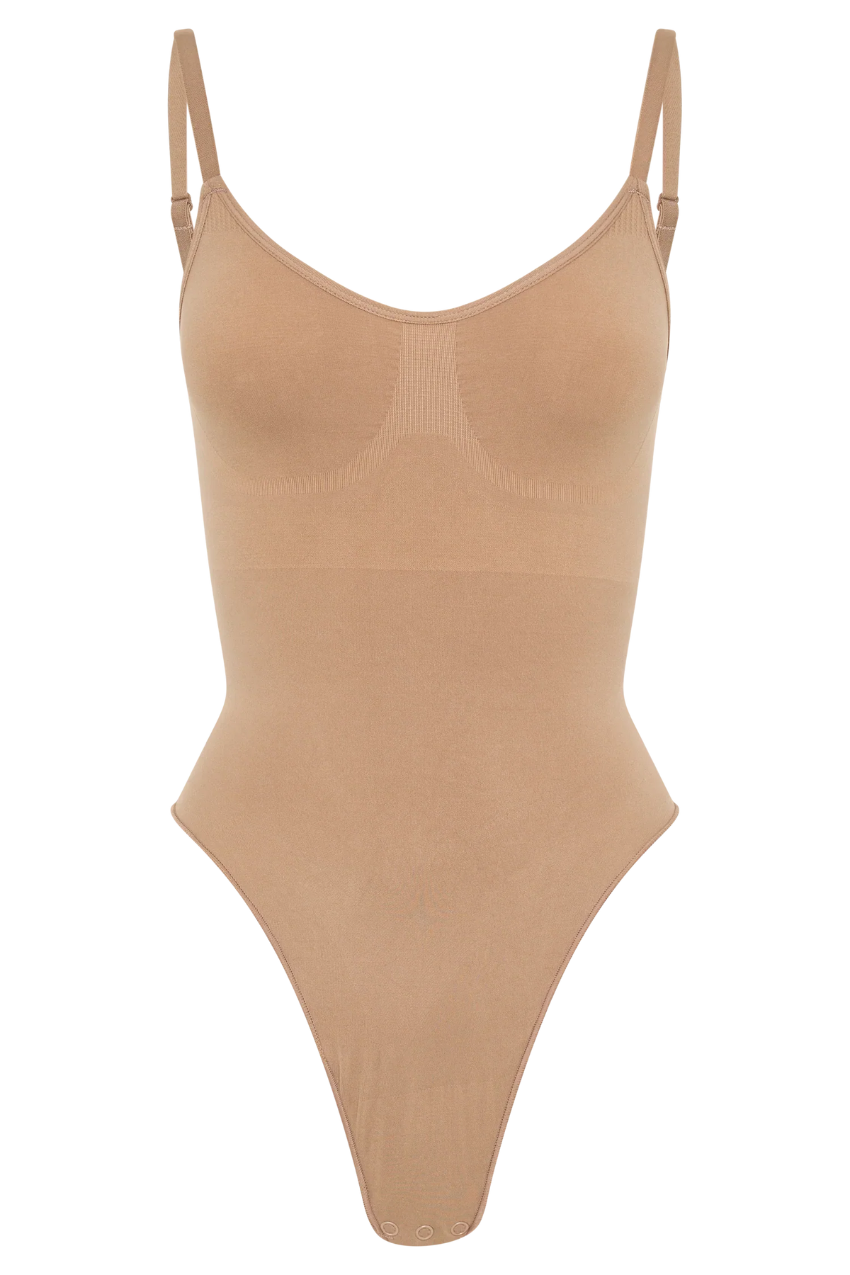 Alyssa Backless Shapewear Bodysuit Latte