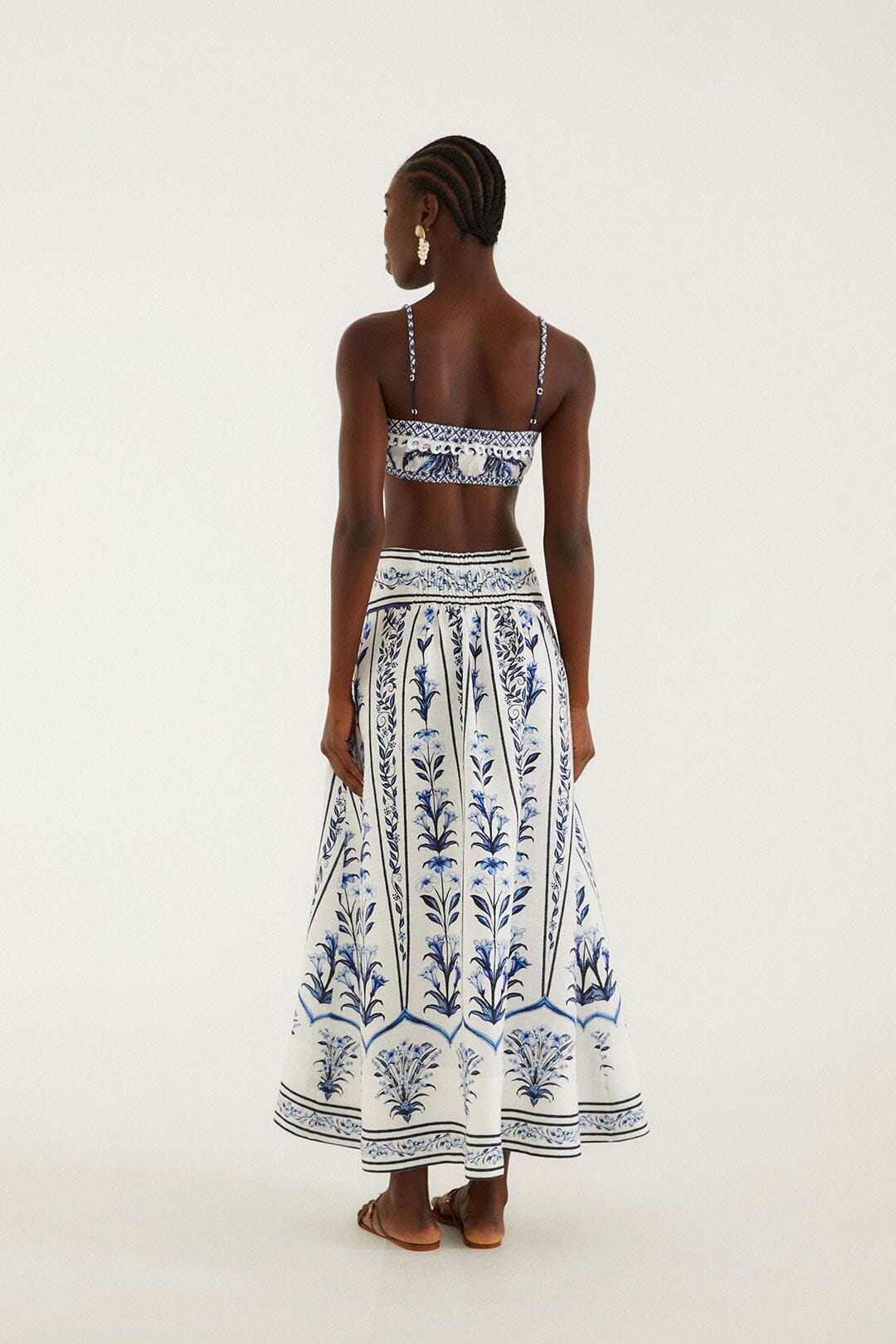 Off-White Flowers Arch Maxi Skirt