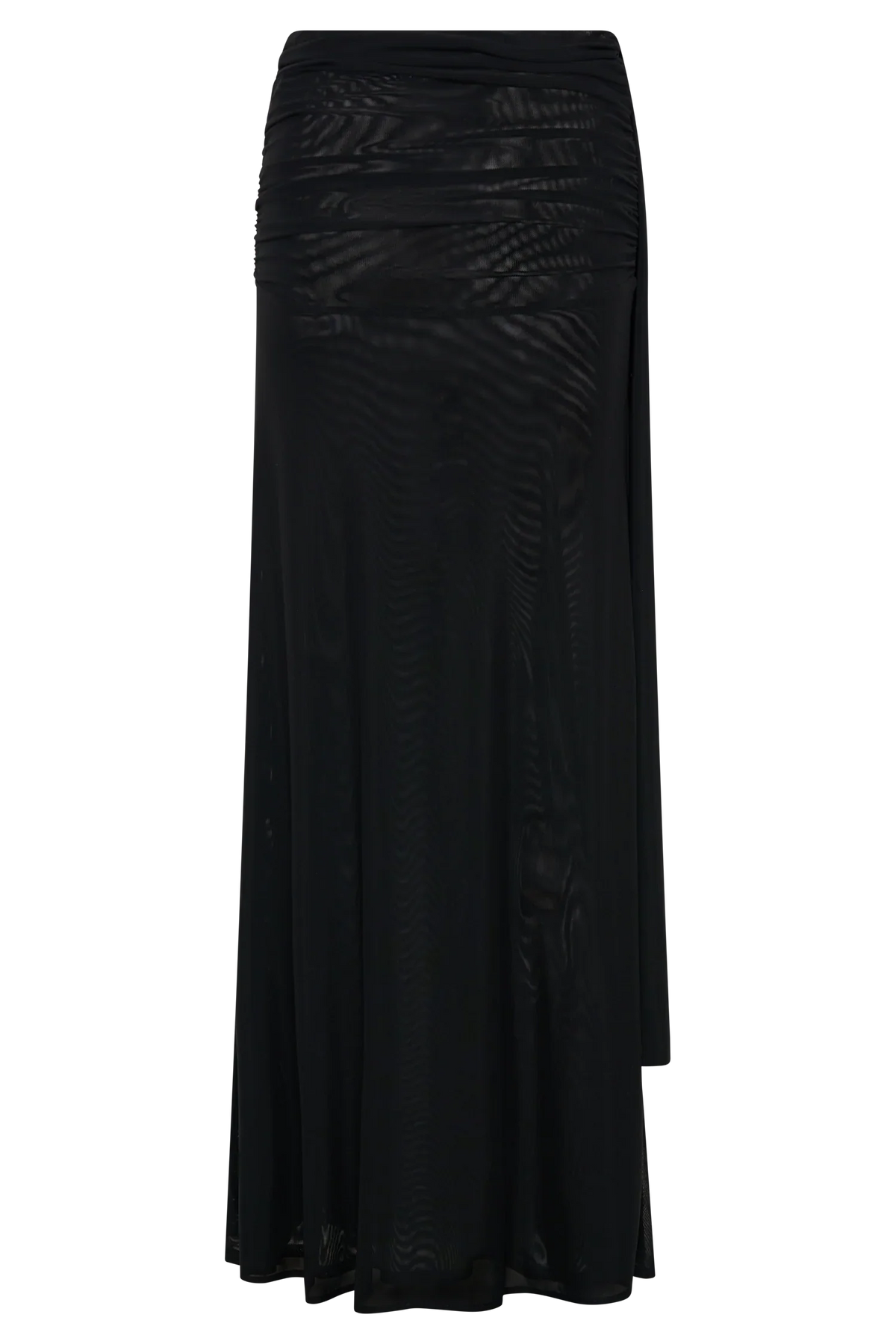Arna Mesh Maxi Skirt Black