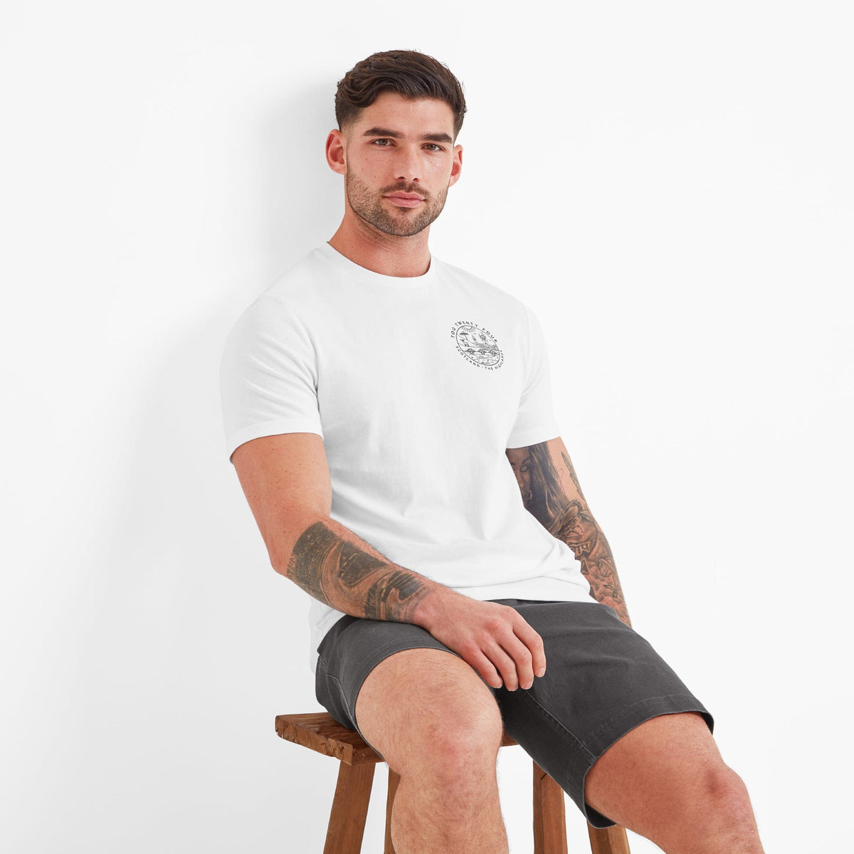 Highland Mens T-Shirt - Optic White