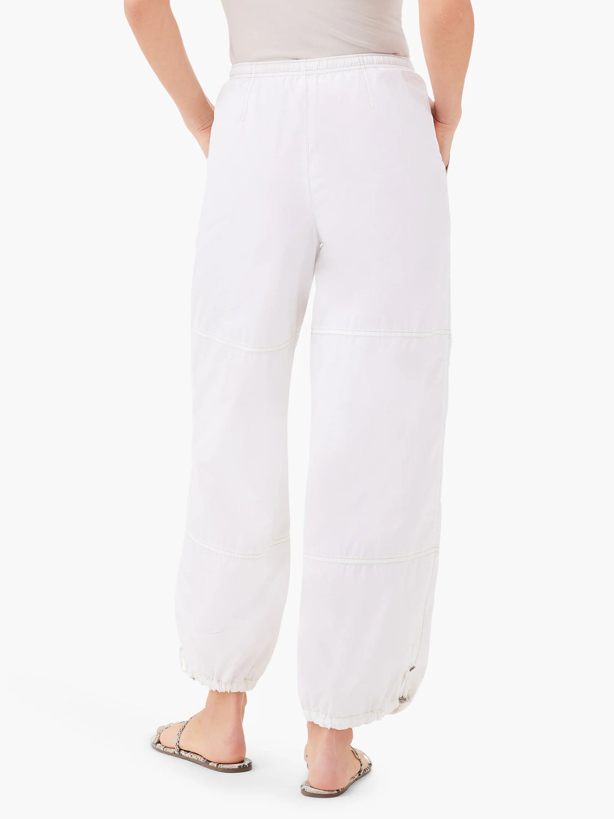 Poplin Parachute Ankle Pant