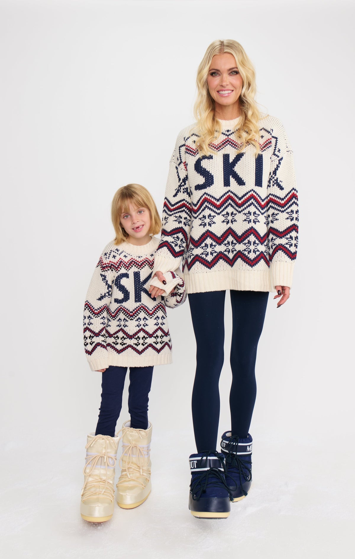 Ski in Sweater ~ Cream Ski Knit
