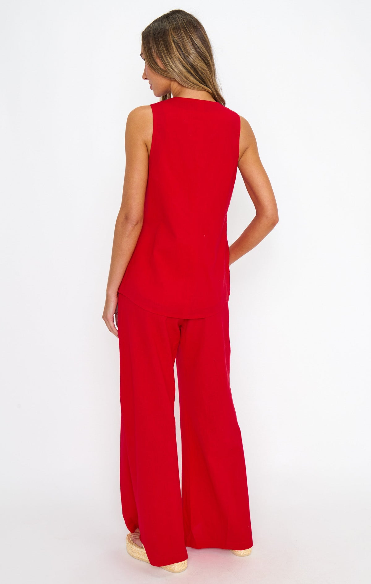 Easygoing Pants ~ Sundried Tomato Linen