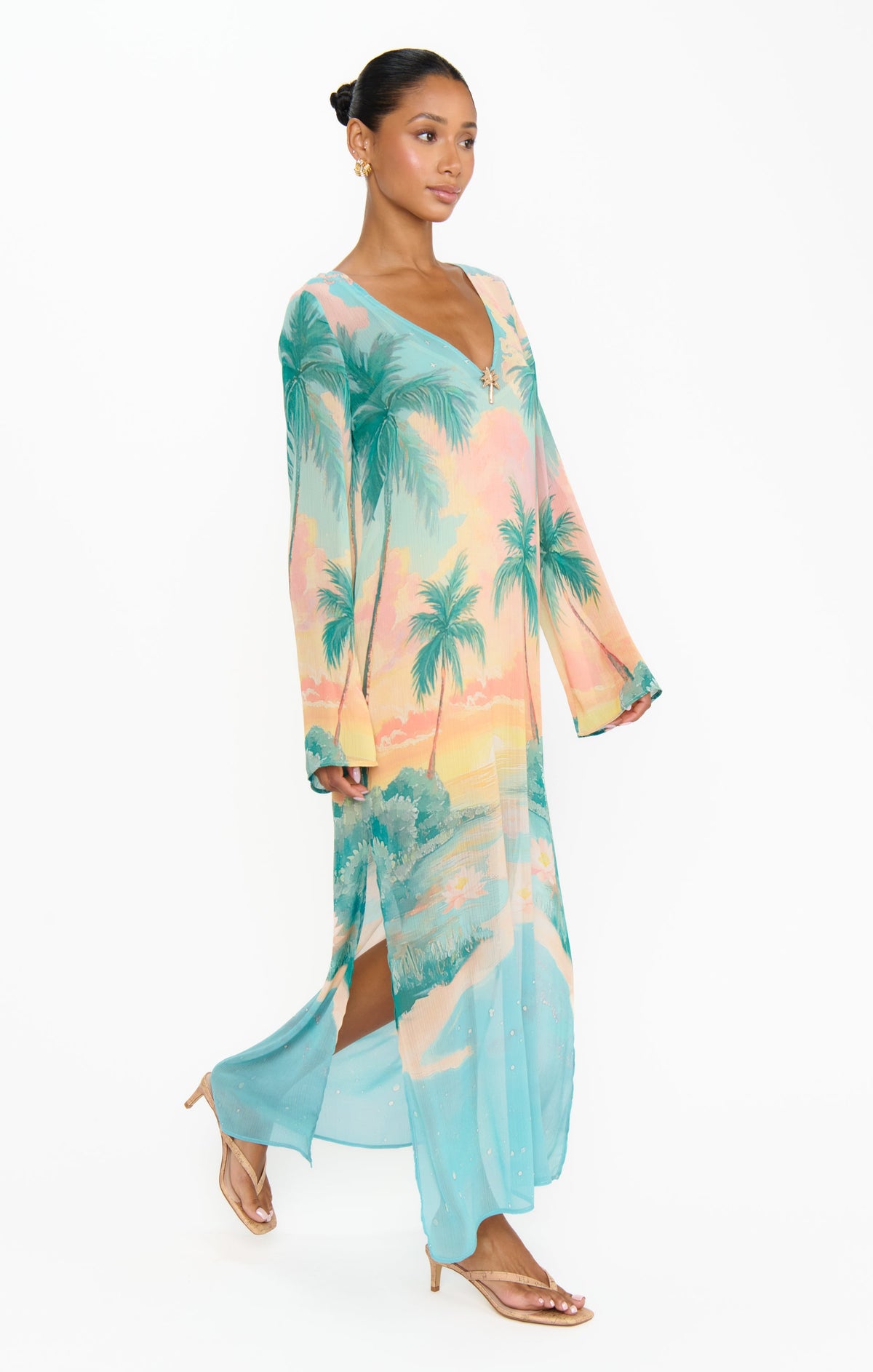 Staycation Coverup ~ Sunset Cove Chiffon