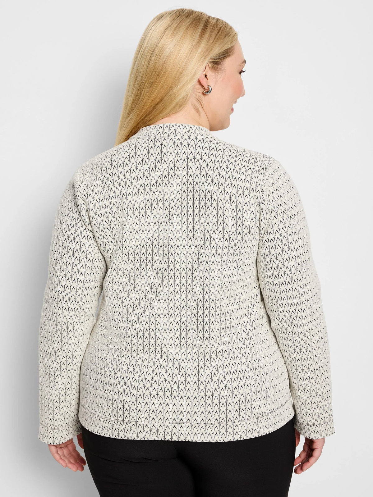 Subtle Swirl Knit Top