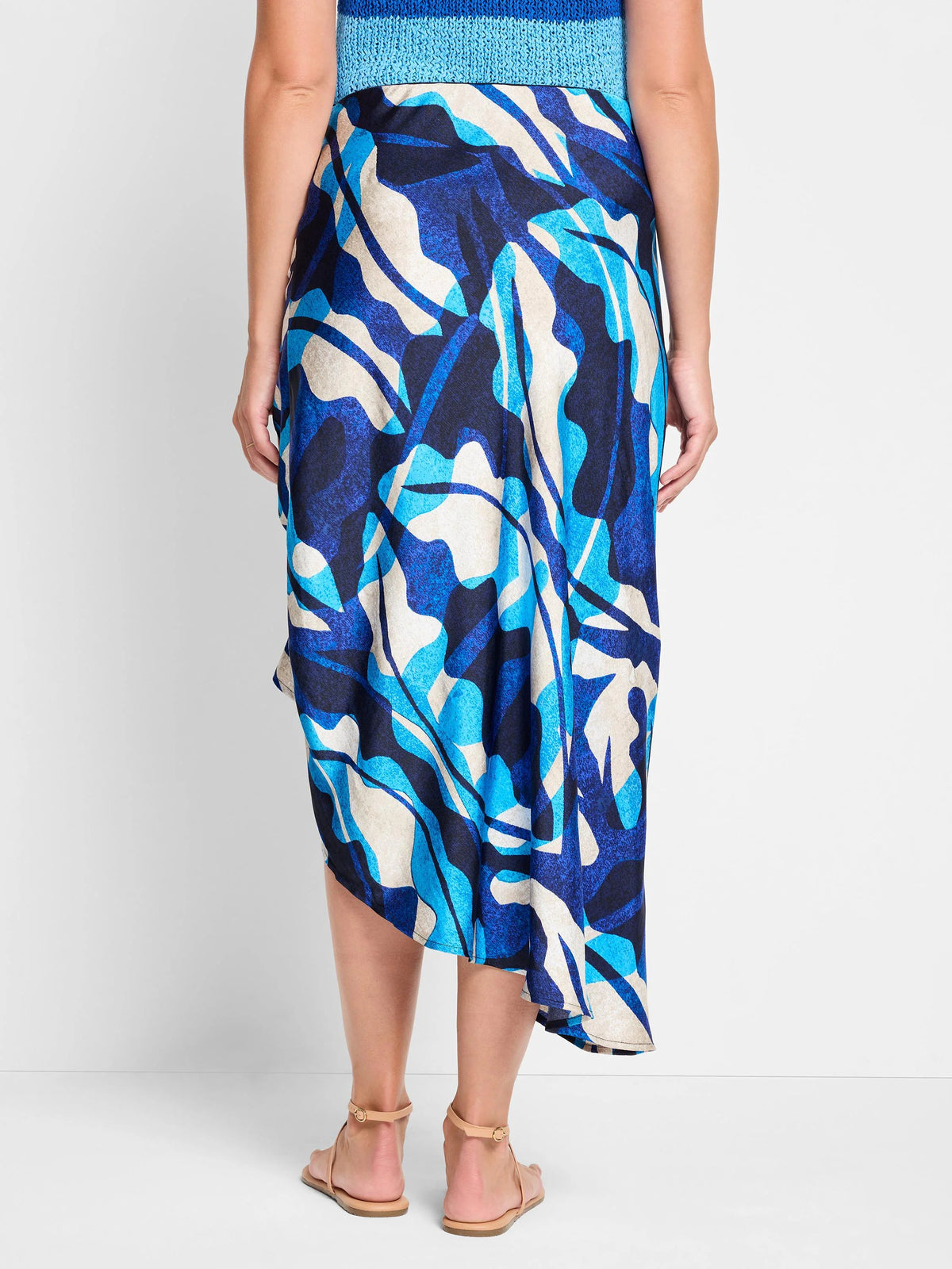Aqua Surf Side Ruche Skirt
