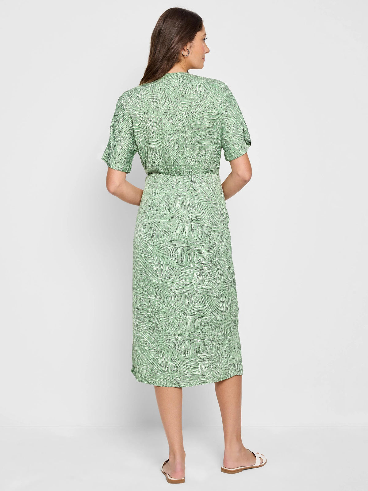 Swirling Sands Wren Wrap Dress