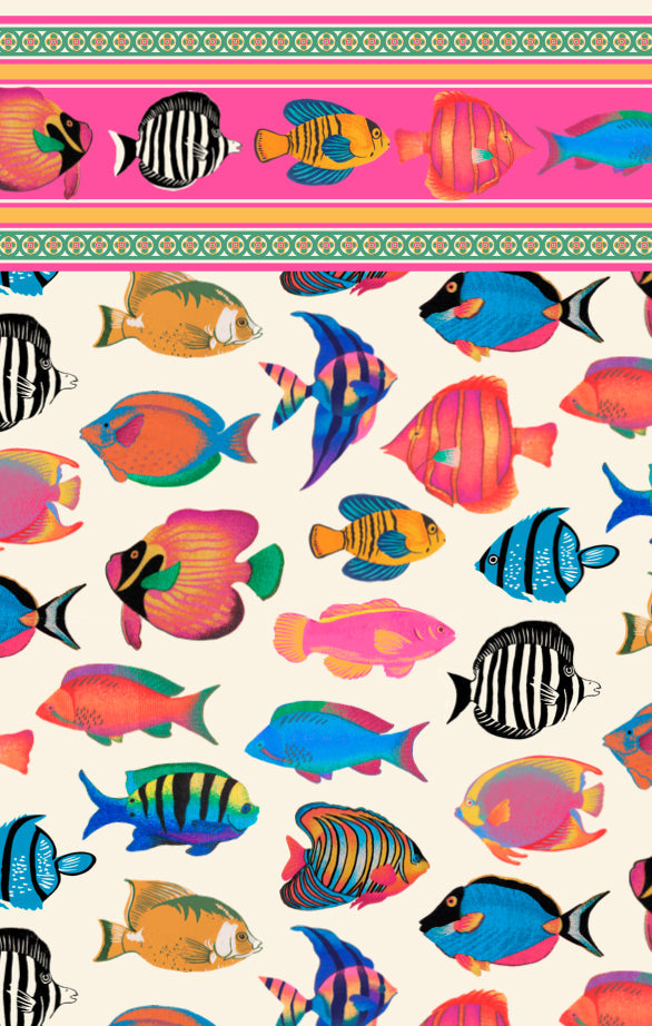 Tia Wrap Skirt ~ Rainbow Reef