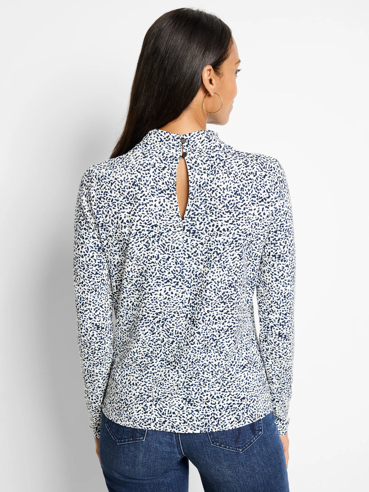 Animal Instinct Drape Neck Top
