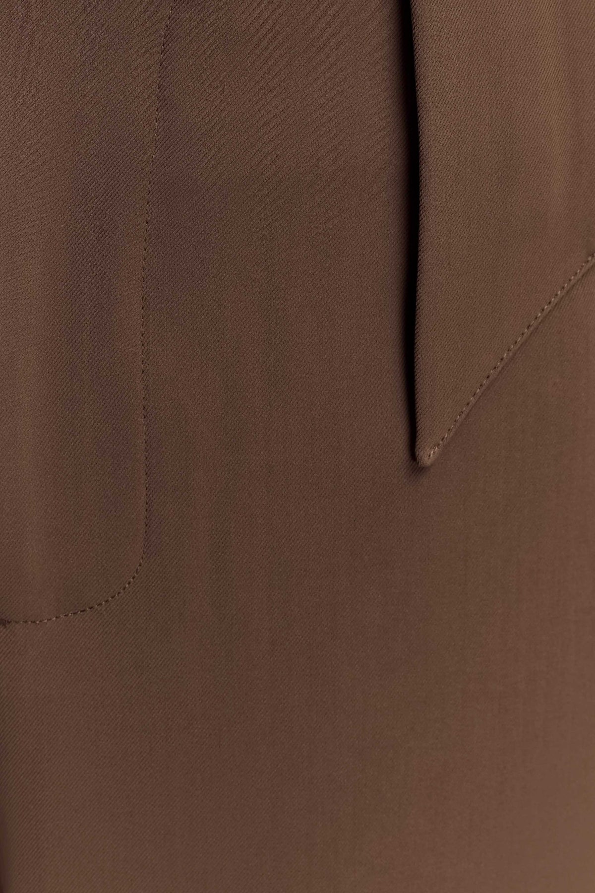 Arlo Wide Leg Suiting Trouser Cacao Brown