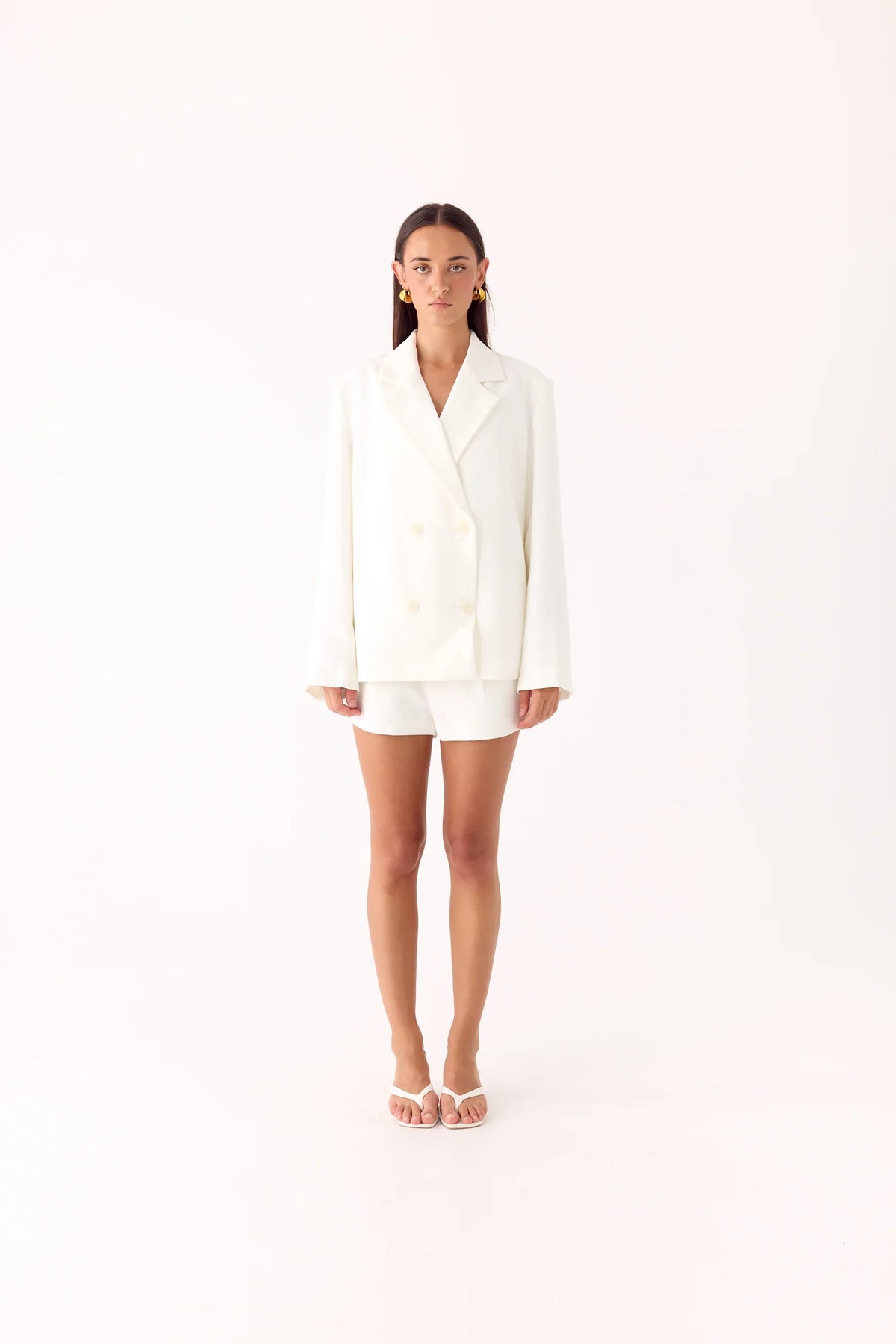 Asher Suiting Blazer - White