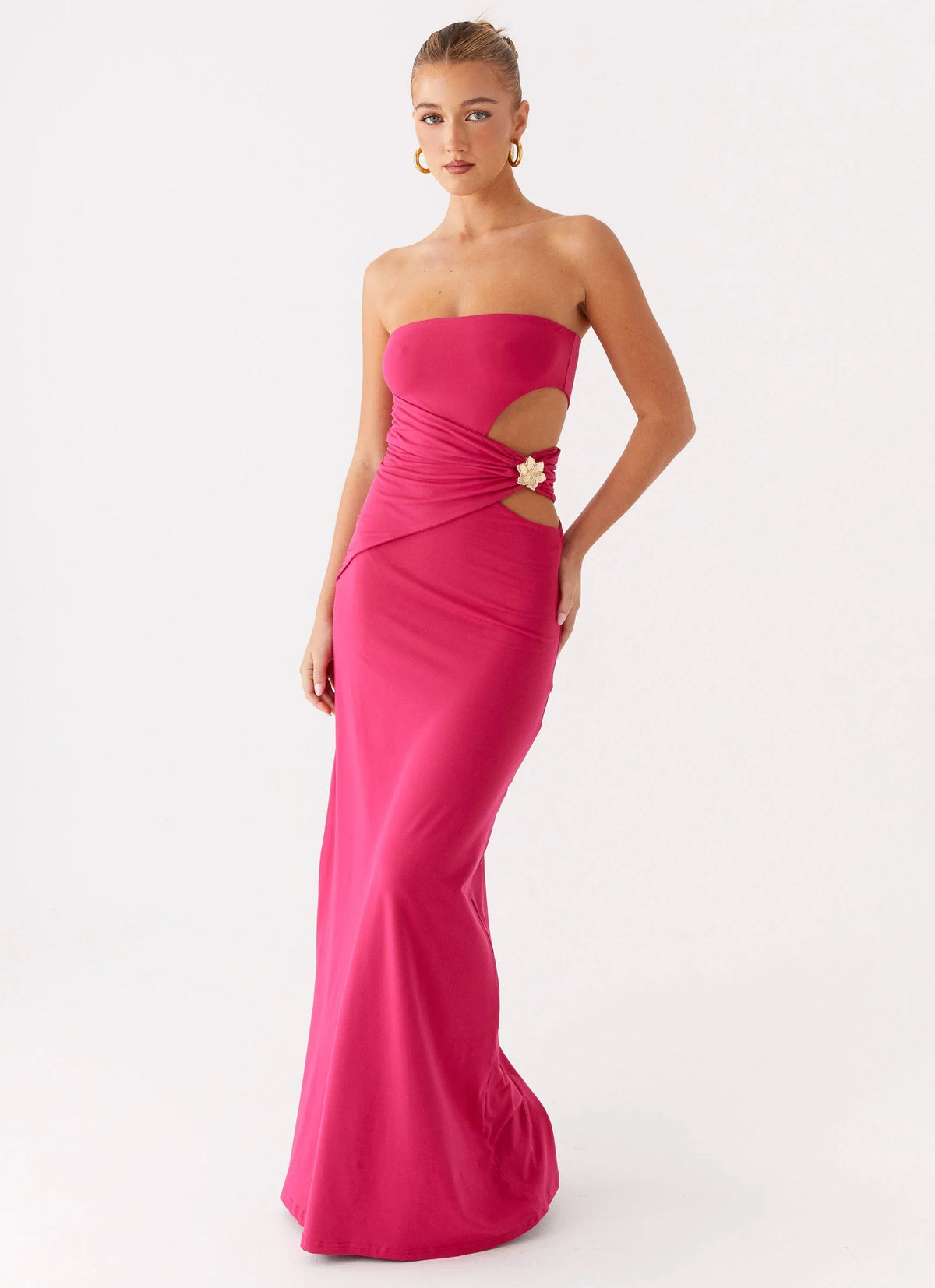 Anetta Maxi Dress Fuchsia