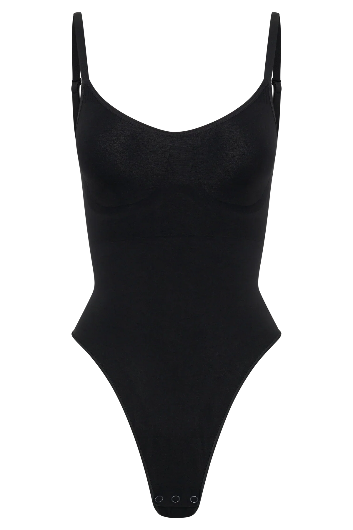 Alyssa Backless Shapewear Bodysuit Black