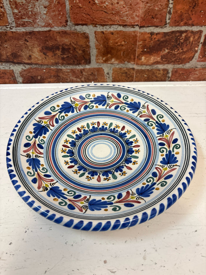 DECORATIVE PLATE HAND PAINTED