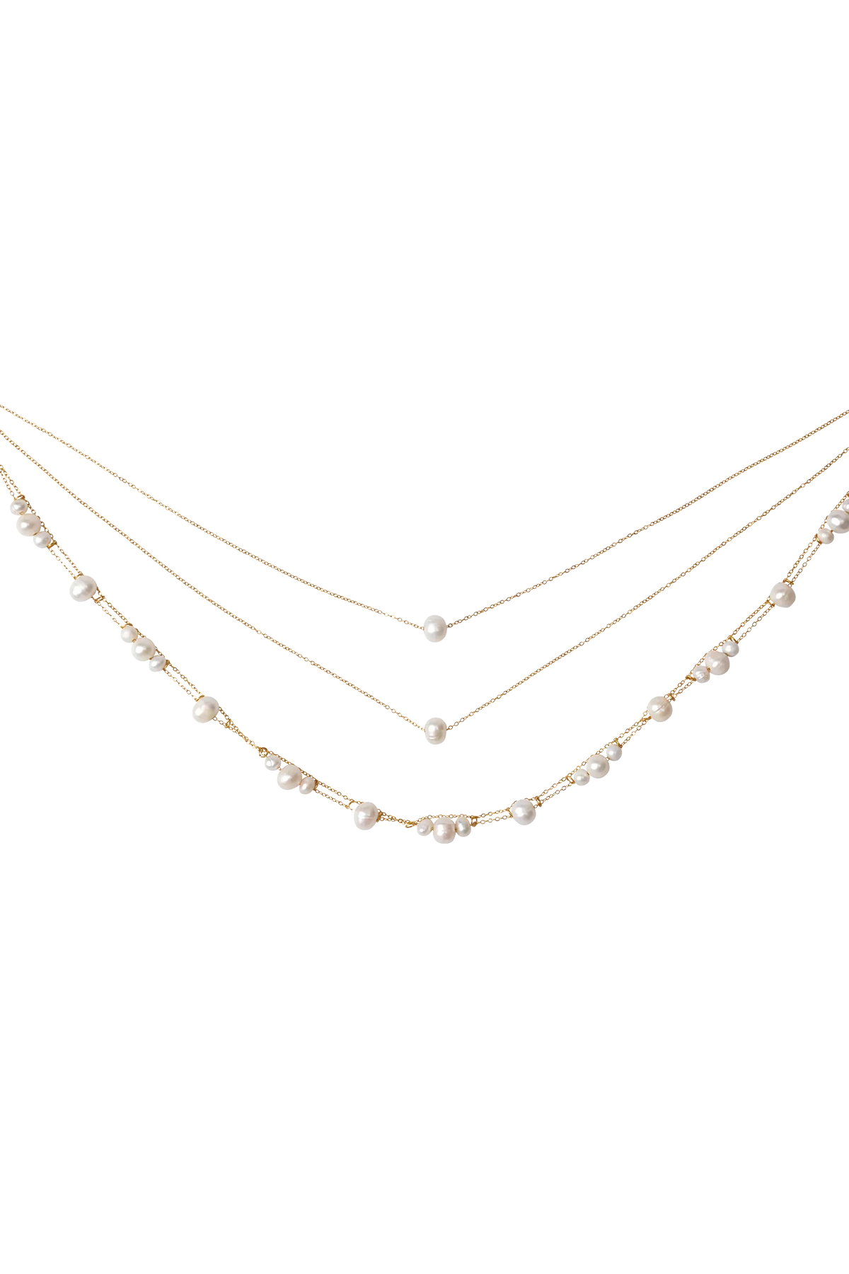 Aryanne Layered Pearl Choker Pearl