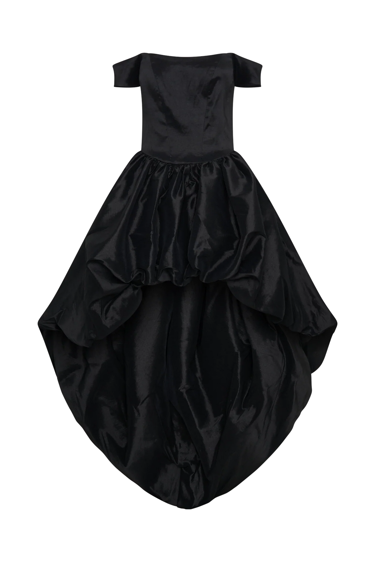 Amelia Bubble Maxi Dress Black