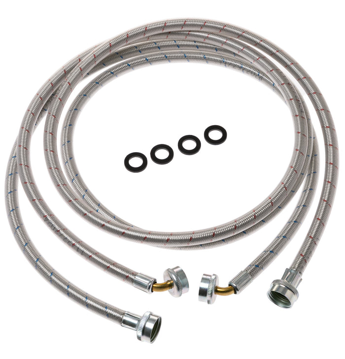 GE Appliances Washer Inlet Hose Kit - Stainless Steel