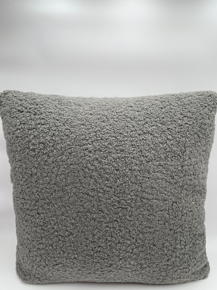 PILLOW GRAY BOUCLE