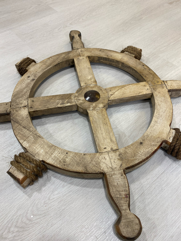 WOOD SHIP WHEEL