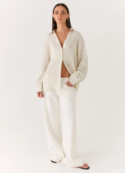 Alessio Shirt - Desert Stripe
