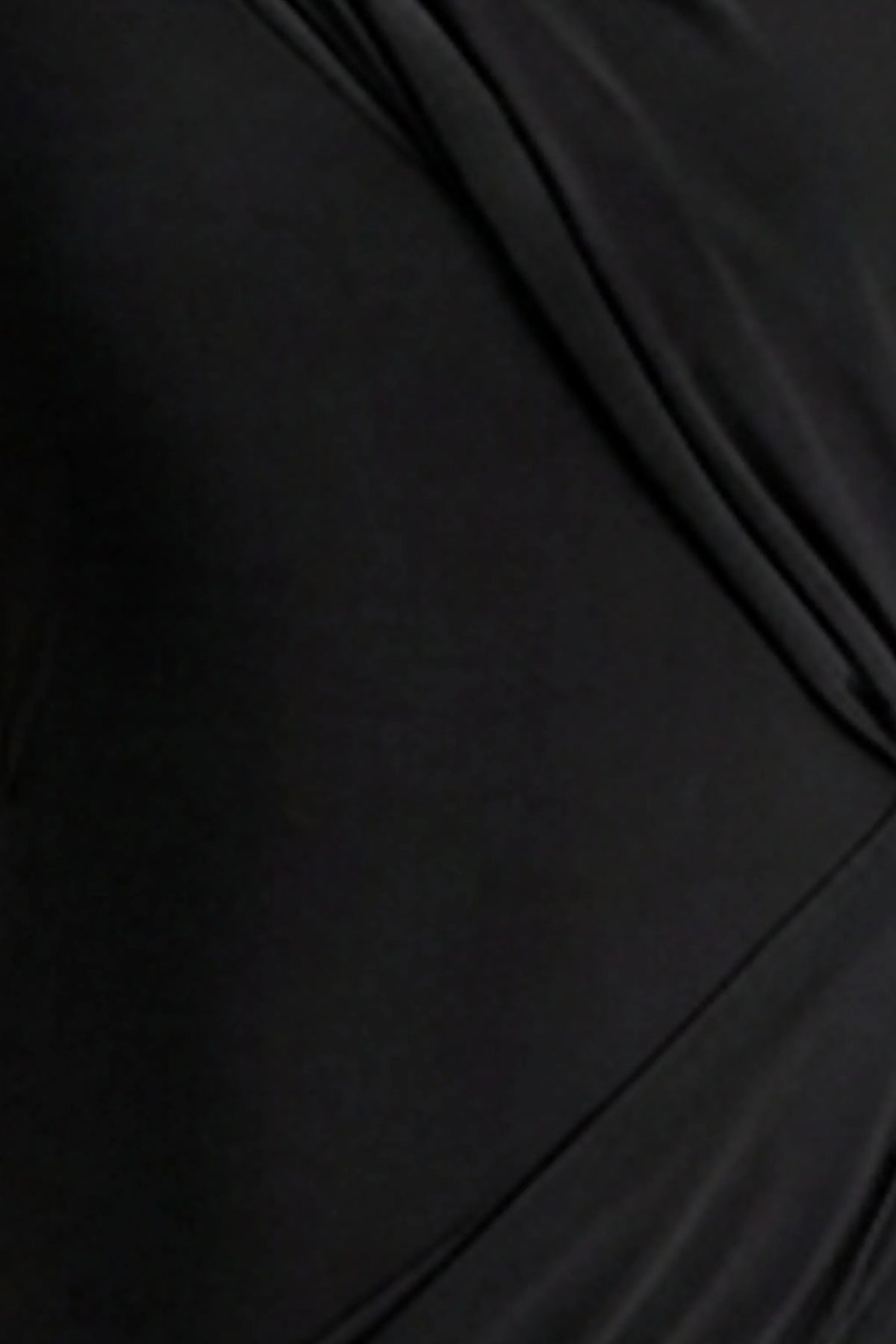 Aphra Black High Neck Maxi Dress With Cape Sleeve