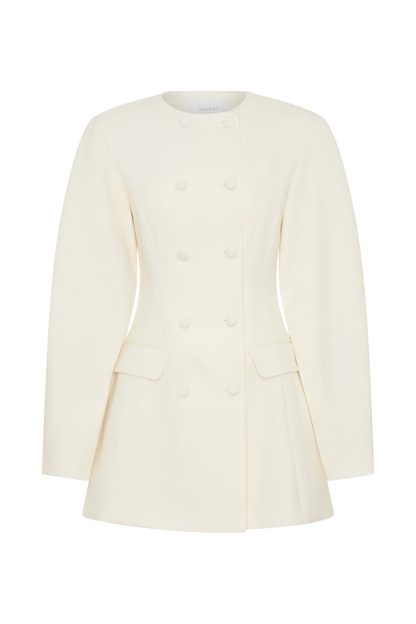 Beatrice Blazer Mini Dress Ivory