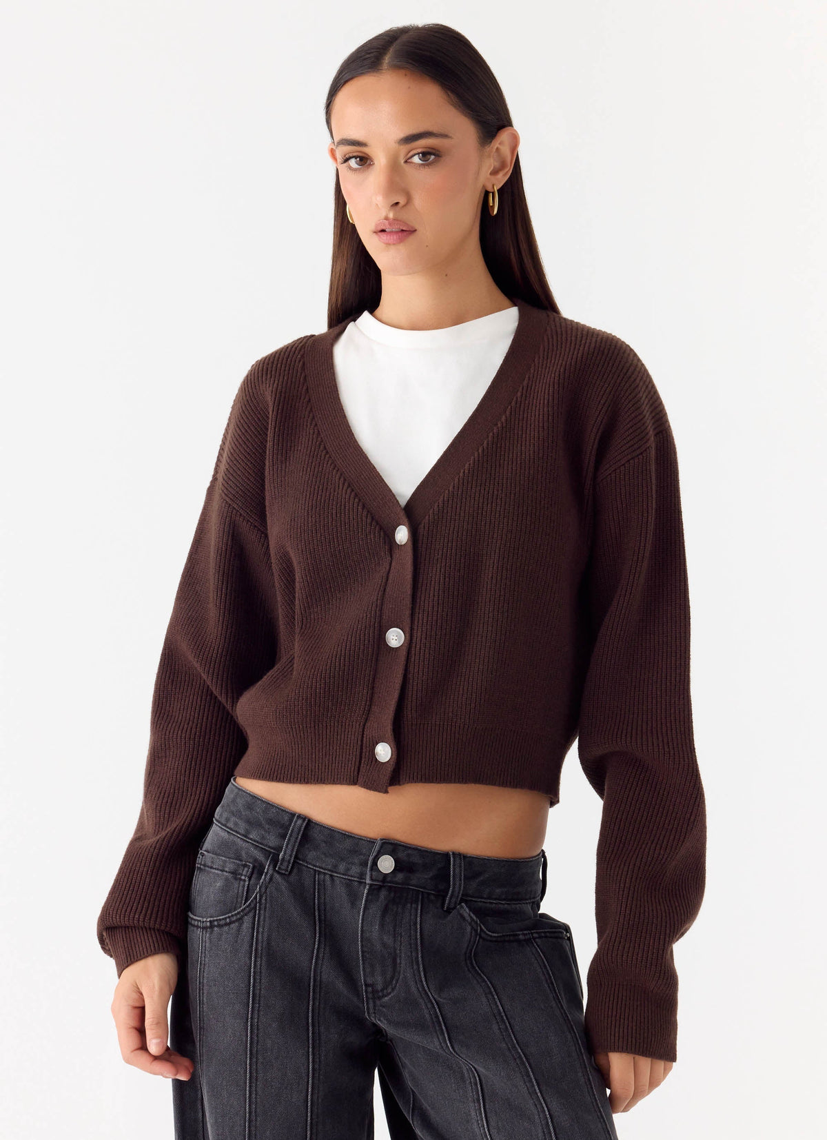 Ashby Knit Sweater Chocolate