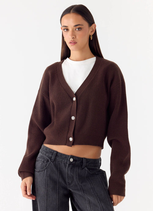 Ashby Knit Sweater Chocolate