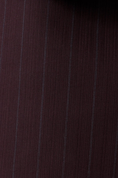Agatha Suiting Shorts Plum Pinstripe