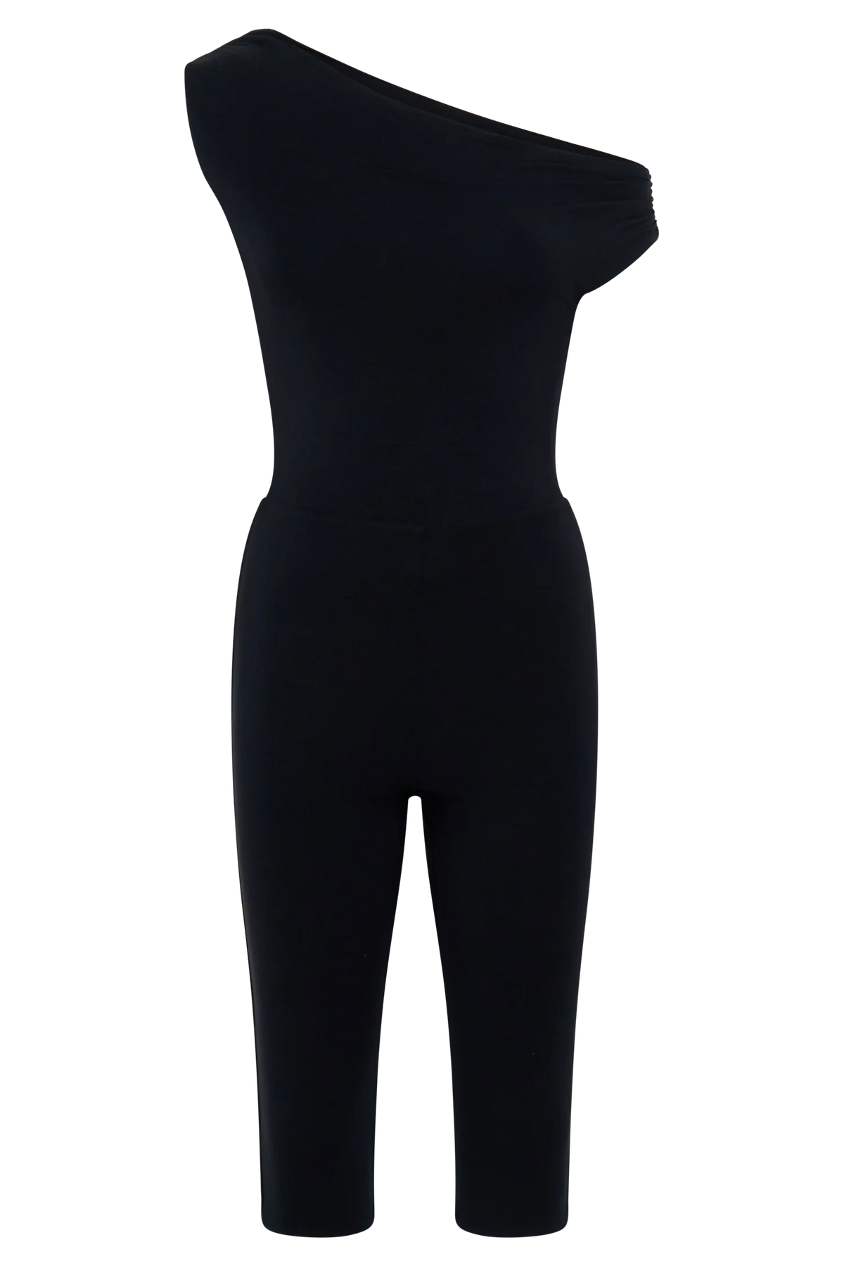 Anh One Shoulder Modal Jumpsuit Black