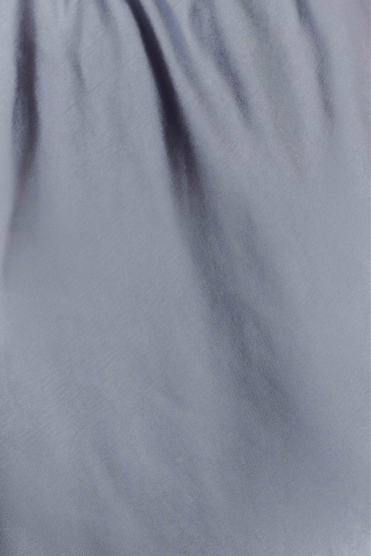 Bella Satin Halter Maxi Dress Frosted Blue