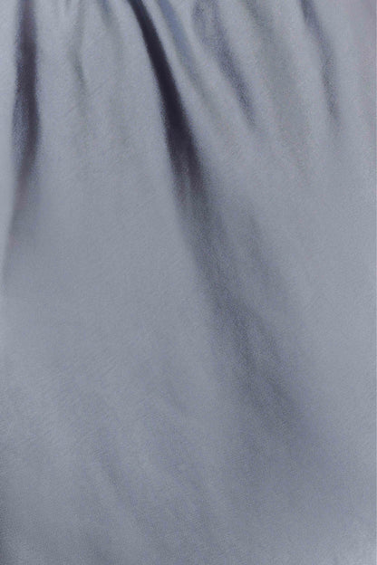 Bella Satin Halter Maxi Dress Frosted Blue