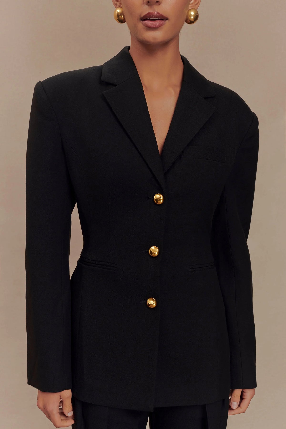 Bellamy Cinched Blazer Black