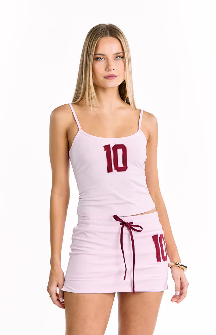 Alexa Pink Jersey Skort