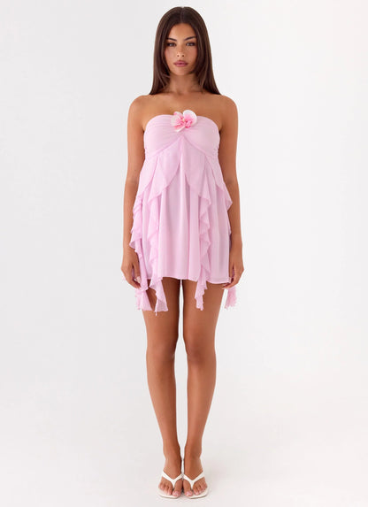 Amadine Mini Dress - Pink