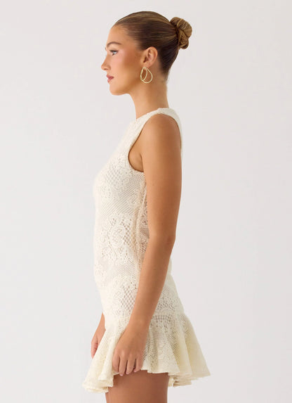 Adoria Mini Dress - Ivory