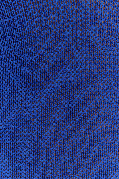 Ari Tape Yarn Knit Maxi Dress Cobalt Blue