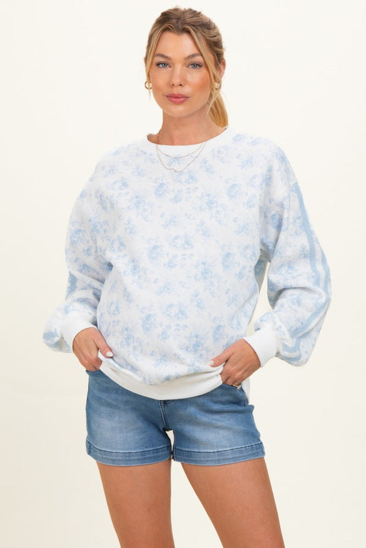 Blue Classic Wash Maternity Denim Shorts
