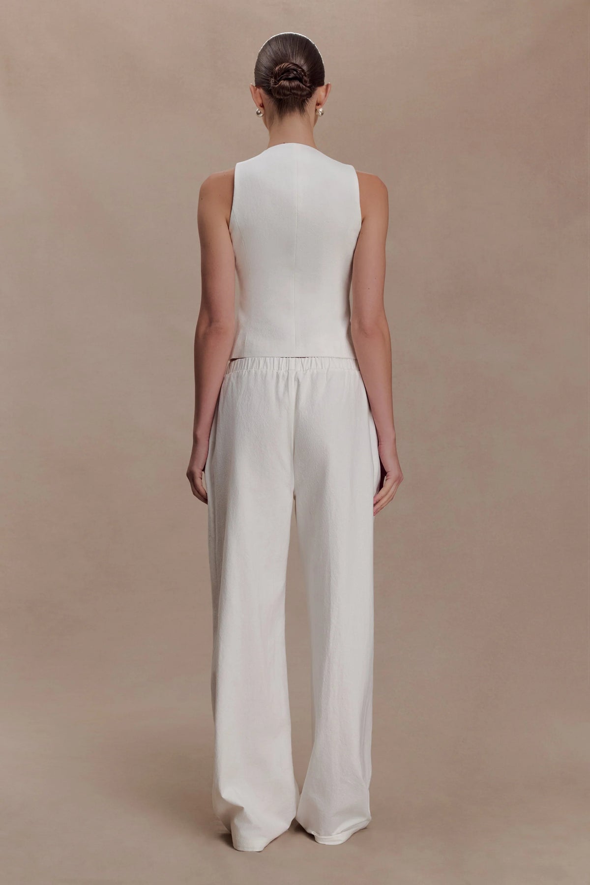 Aldea Cotton Sleeveless Top White
