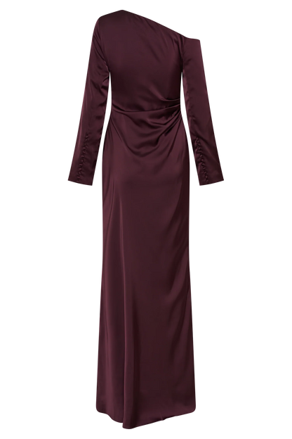 Avery Long Sleeve Maxi Dress Plum