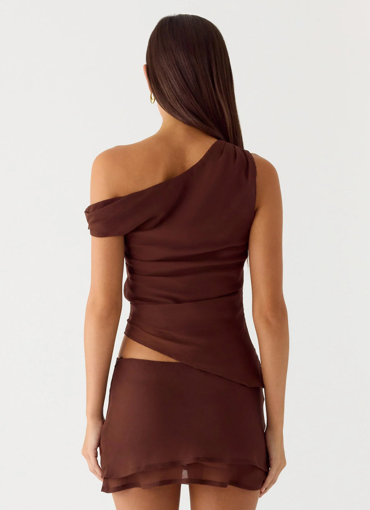 Caleb Mini Skirt Chocolate