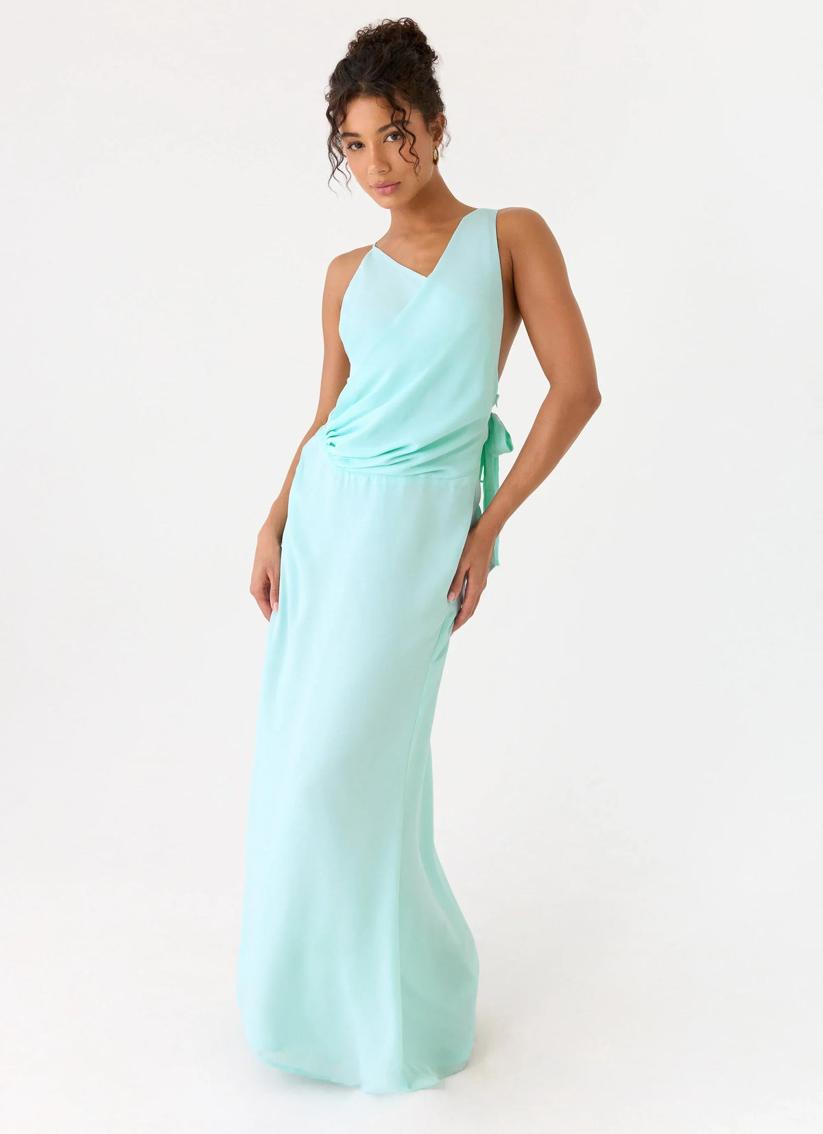 Analia Maxi Dress Aqua