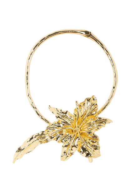 Allona Floral Choker Gold
