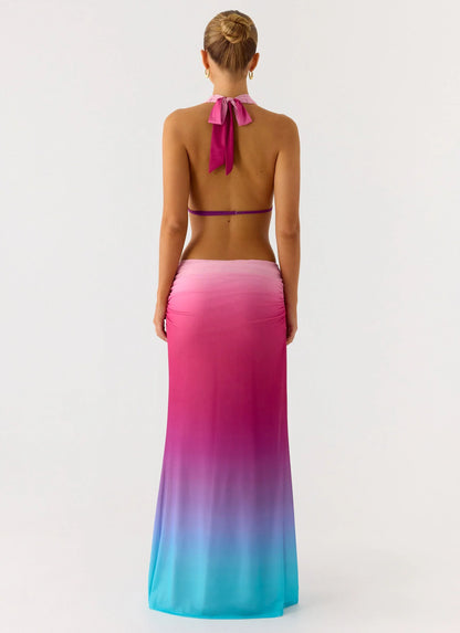 After Bloom Maxi Dress Disco Ombre