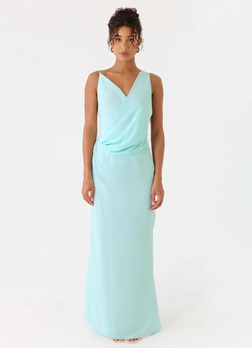 Analia Maxi Dress Aqua