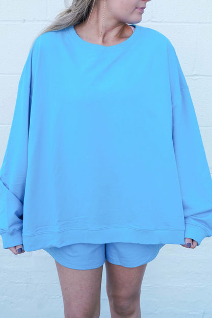 Crewneck French Terry Pullover