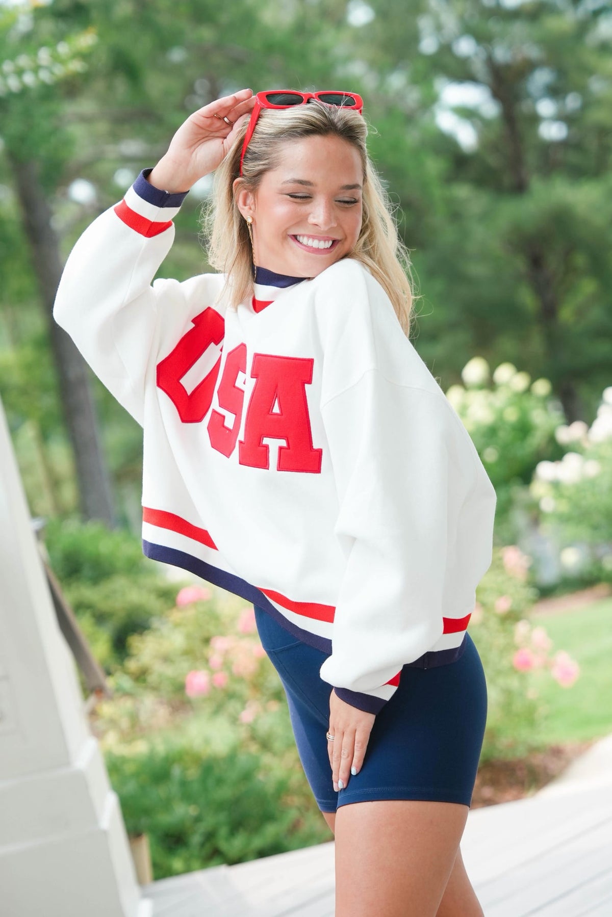 USA Mockneck Sweatshirt