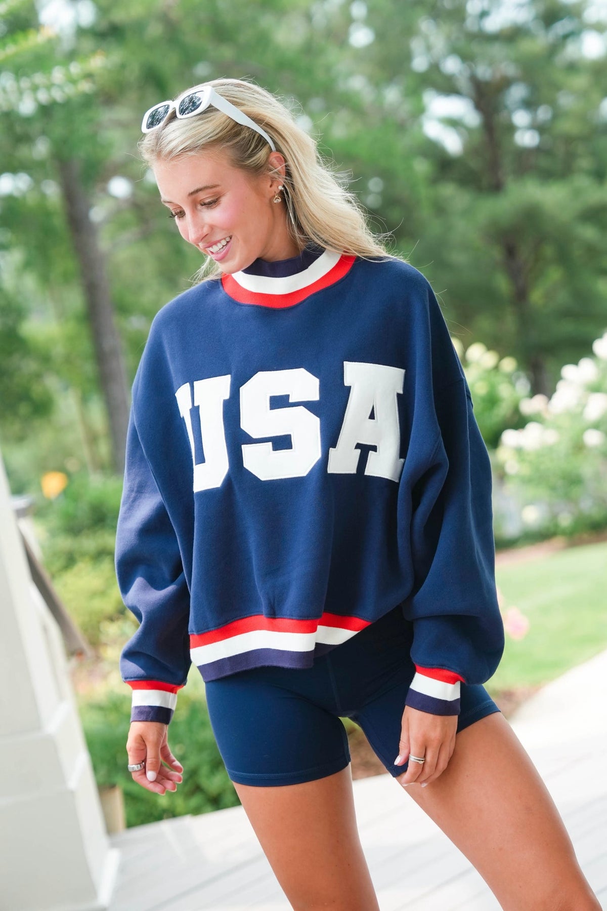 USA Mockneck Sweatshirt
