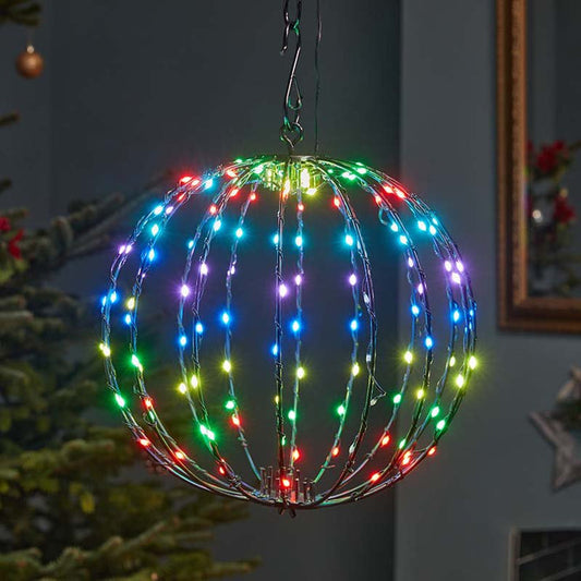 240 LED Twinkling Orb, Colour Changing Ball 40cm